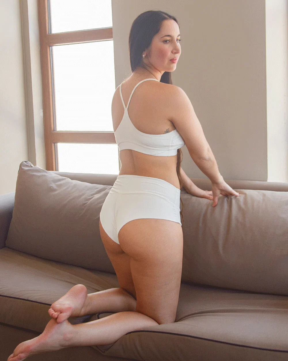 CULOTTE ALGODON AMA CREMA