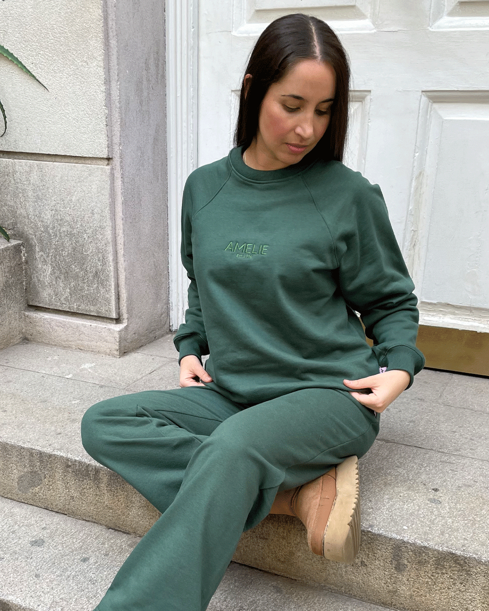 SWEATSHIRT OVERSIZED AMELIE VERDE MUSGO