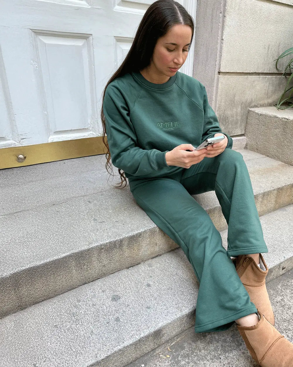 SWEATSHIRT OVERSIZED VERDE MUSGO