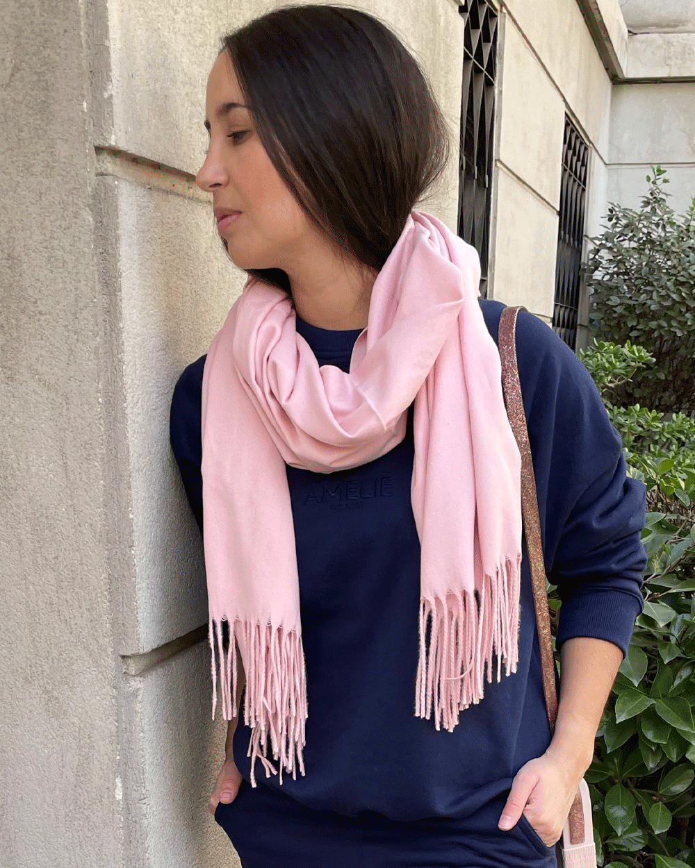 OVERSIZED SWEATSHIRT AMELIE AZUL NAVY