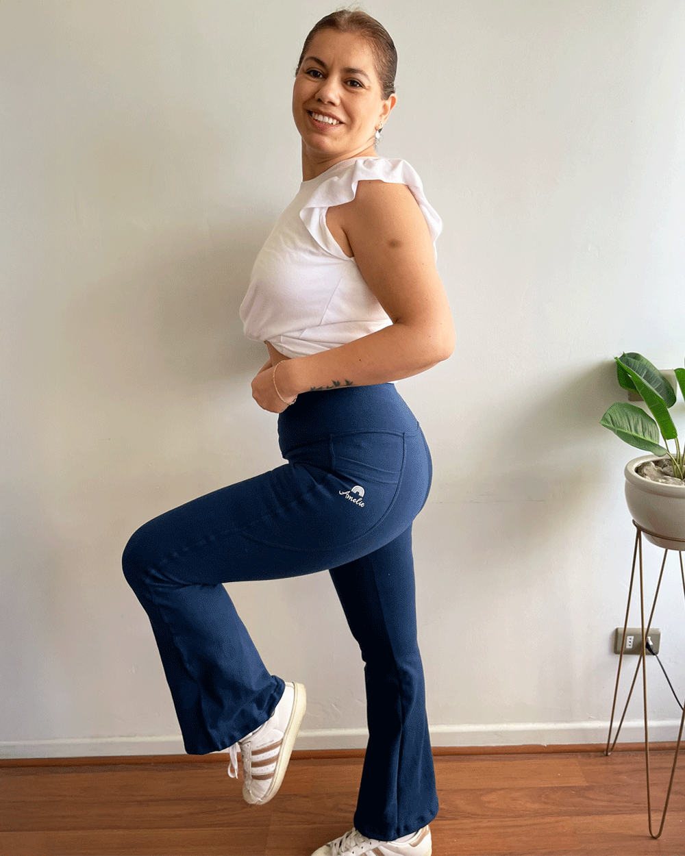 LEGGING FLARE AZUL NAVY