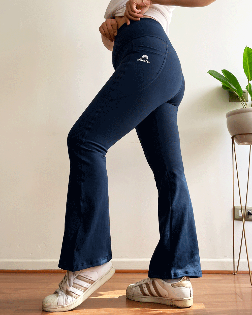 LEGGING FLARE AZUL NAVY