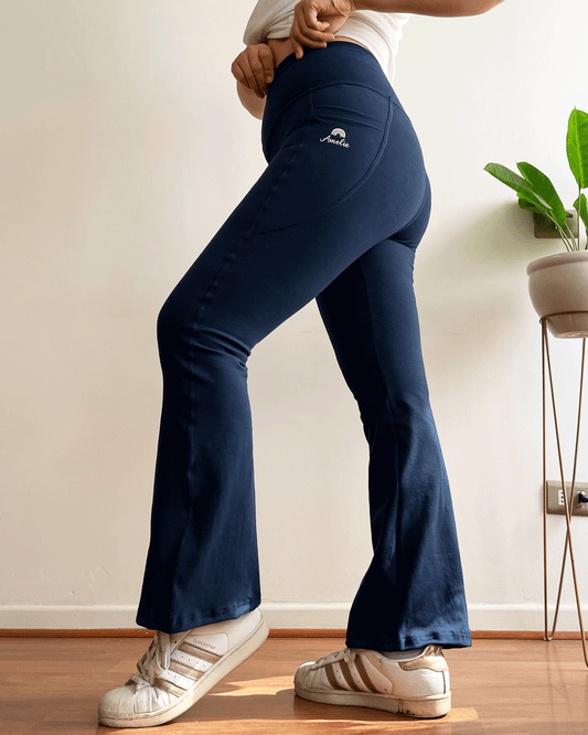 LEGGING FLARE AZUL NAVY