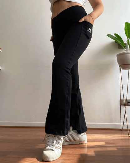 LEGGING FLARE NEGRO
