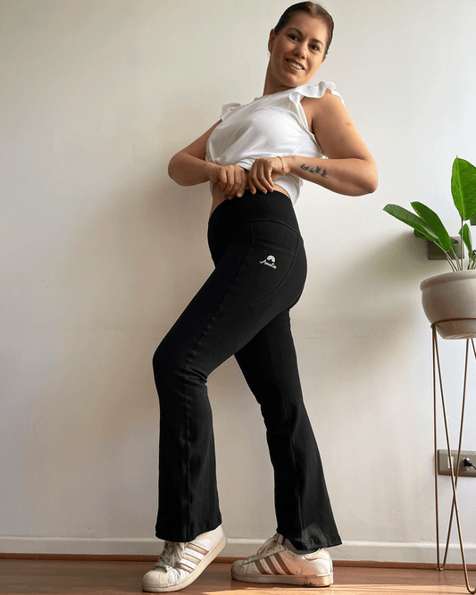 LEGGING FLARE NEGRO