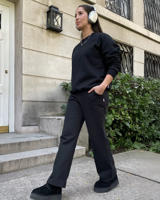 SWEATSHIRT OVERSIZED NEGRO