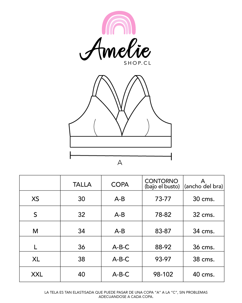 BRALETTE SUEÑA AZUL ACERO
