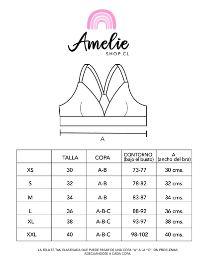 BRALETTE SUEÑA AZUL ACERO