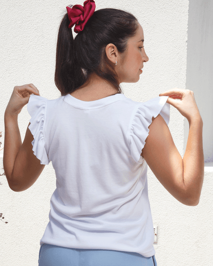 POLERA VUELOS BLANCO