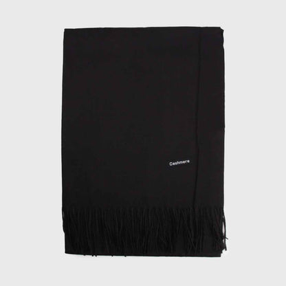 BUFANDA CASHMERE NEGRO