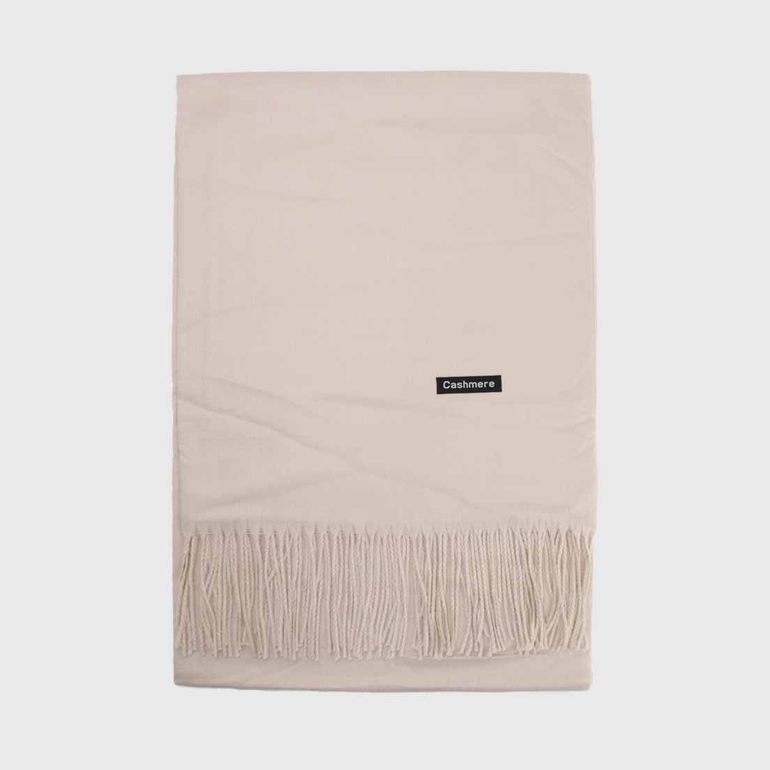 BUFANDA CASHMERE HUESO