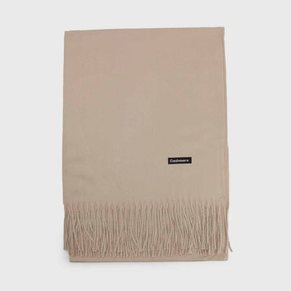 BUFANDA CASHMERE MOKA