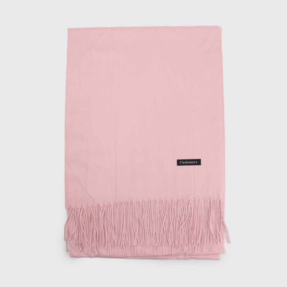 BUFANDA CASHMERE ROSA