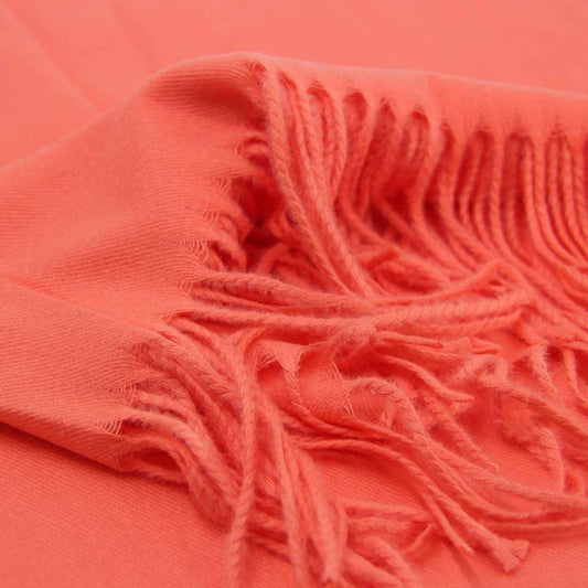 BUFANDA CASHMERE CORAL