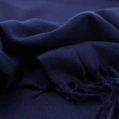 BUFANDA CASHMERE AZUL MARINO