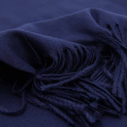 BUFANDA CASHMERE AZUL MARINO