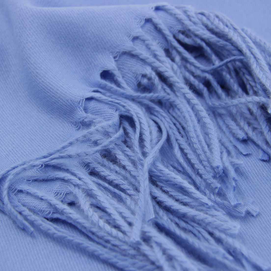 BUFANDA CASHMERE CELESTE