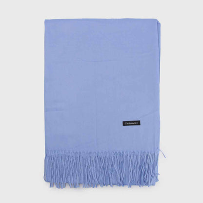 BUFANDA CASHMERE CELESTE
