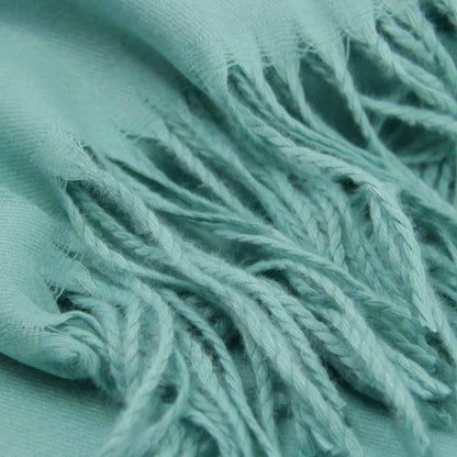 BUFANDA CASHMERE TURQUESA