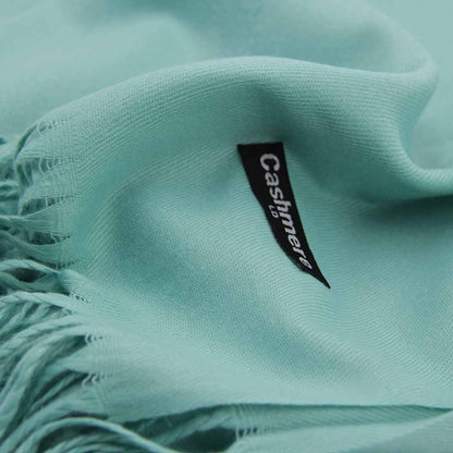 BUFANDA CASHMERE TURQUESA