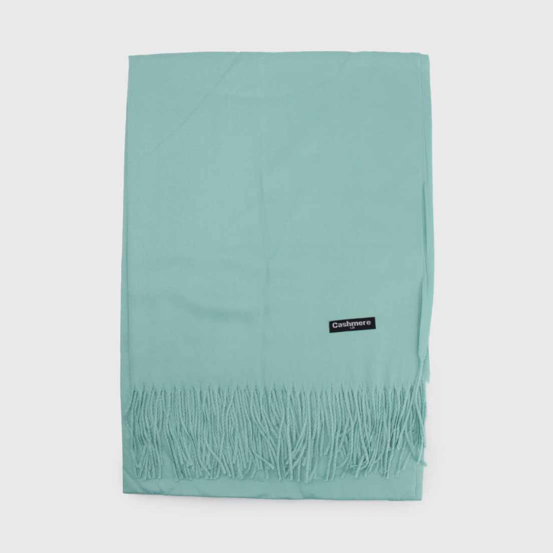 BUFANDA CASHMERE TURQUESA