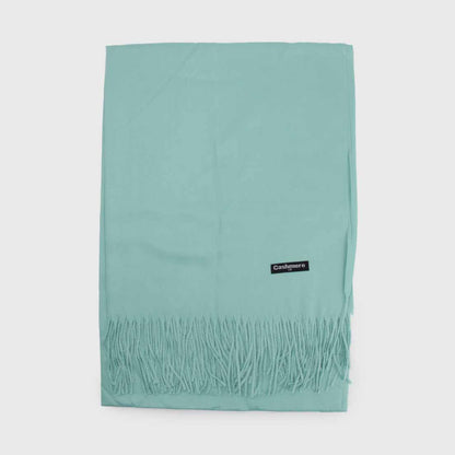 BUFANDA CASHMERE TURQUESA