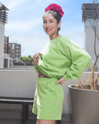 SHORT SPORT VERDE LIMON