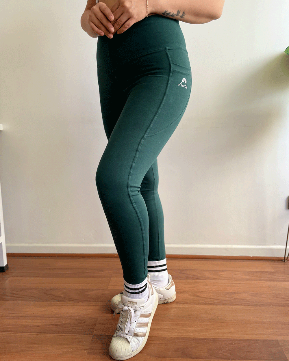 LEGGING SKINNY VERDE MUSGO