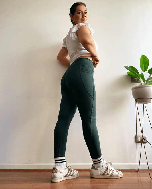 LEGGING SKINNY VERDE MUSGO