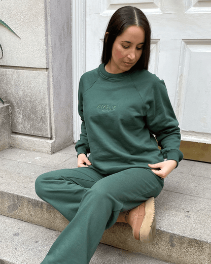 SWEATSHIRT OVERSIZED AMELIE VERDE MUSGO