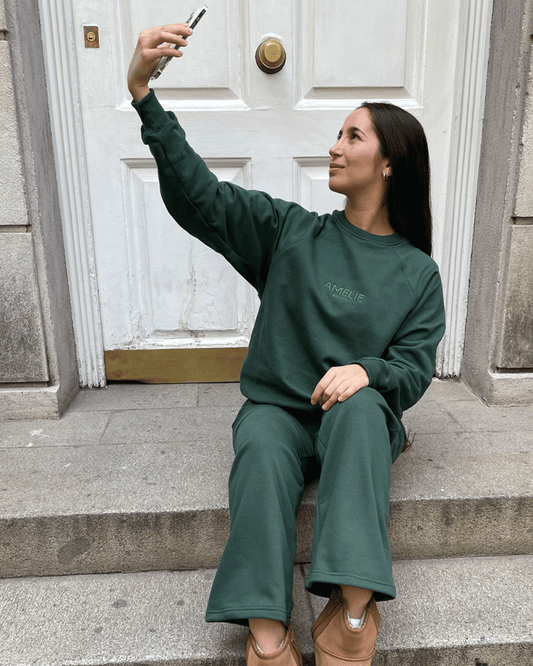 SWEATSHIRT OVERSIZED AMELIE VERDE MUSGO