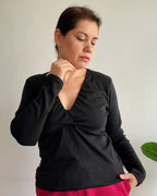 T-SHIRT ESCOTE CORAZON NEGRO