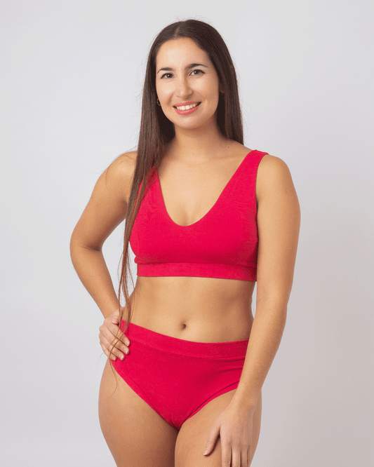 BRALETTE CONFÍA FRAMBUESA