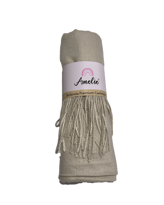 BUFANDA CASHMERE HUESO