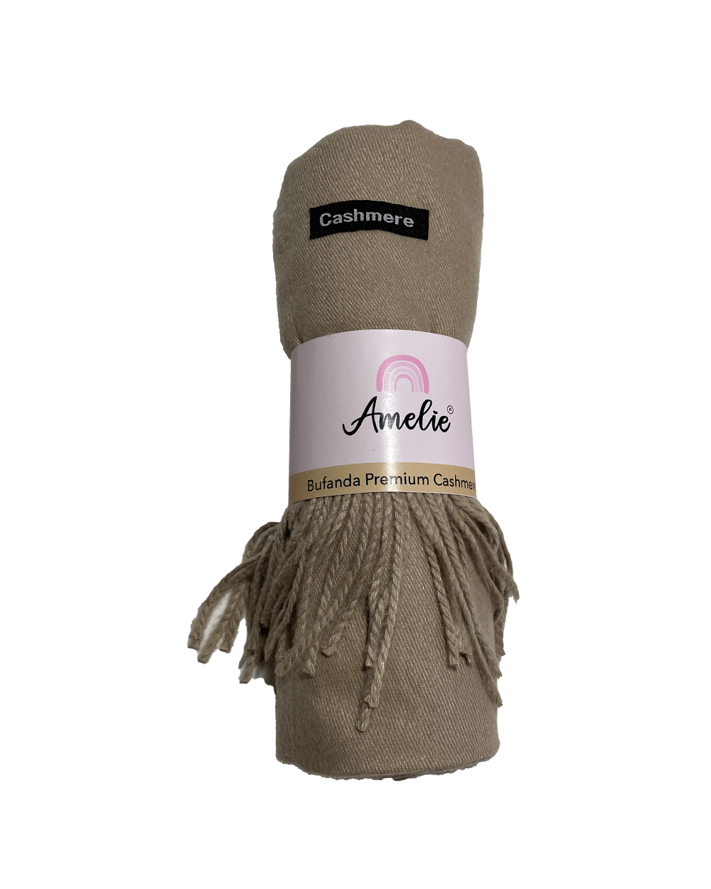 BUFANDA CASHMERE MOKA