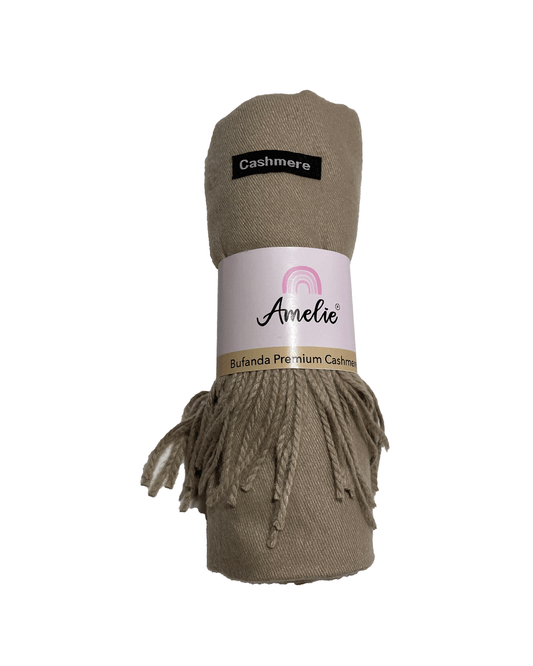 BUFANDA CASHMERE MOKA