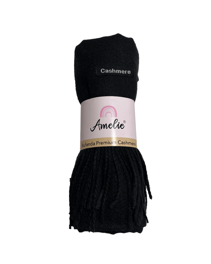 BUFANDA CASHMERE NEGRO