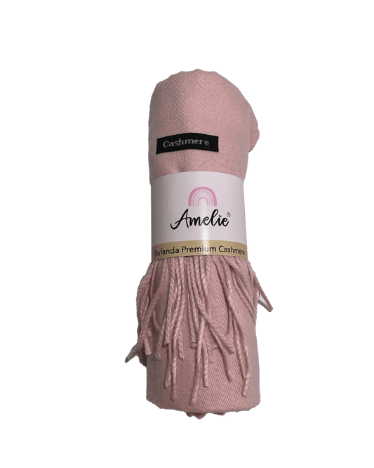 BUFANDA CASHMERE ROSA