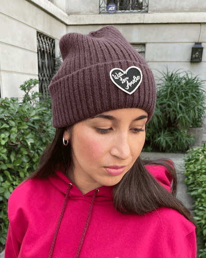 GORRO DE LANA WITH LOVE CHOCOLATE