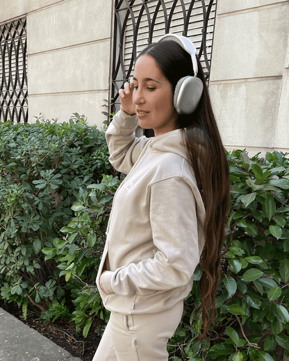 HOODIE OVERSIZED WITH LOVE MOKA