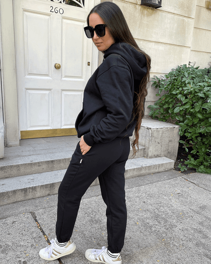 HOODIE OVERSIZED WITH LOVE NEGRO