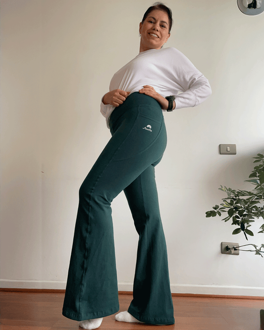 LEGGING FLARE VERDE MUSGO