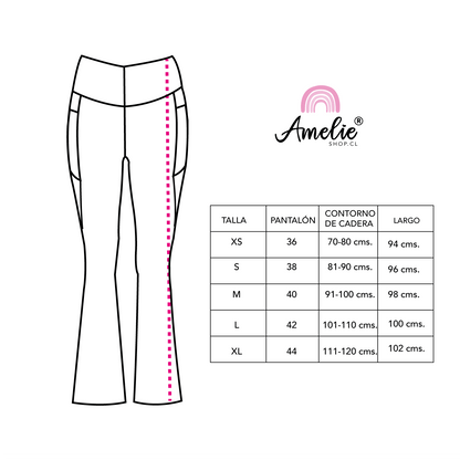 LEGGINS FLARE VERDE MUSGO