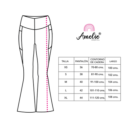 LEGGING FLARE VERDE MUSGO