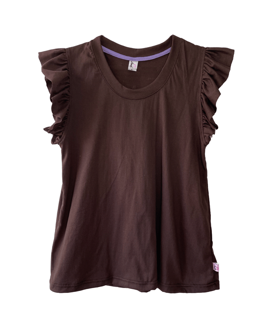 POLERA VUELOS CAFÉ